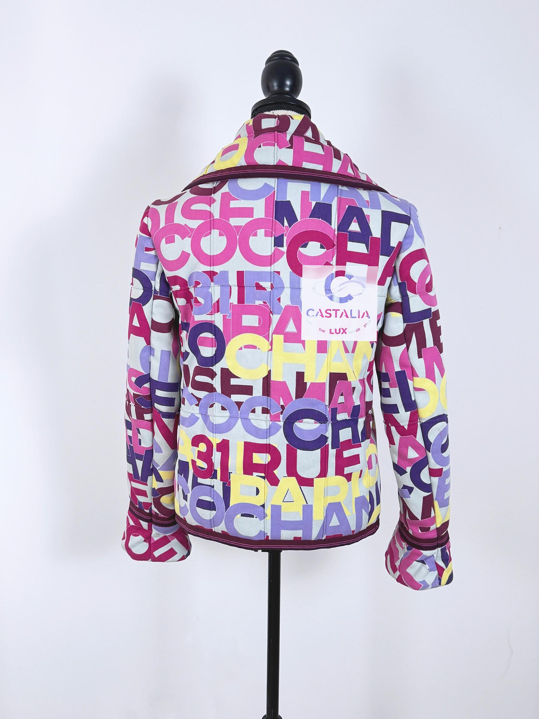 Chanel CC Logo 31 Rue Cambon Puffer Jacket 9