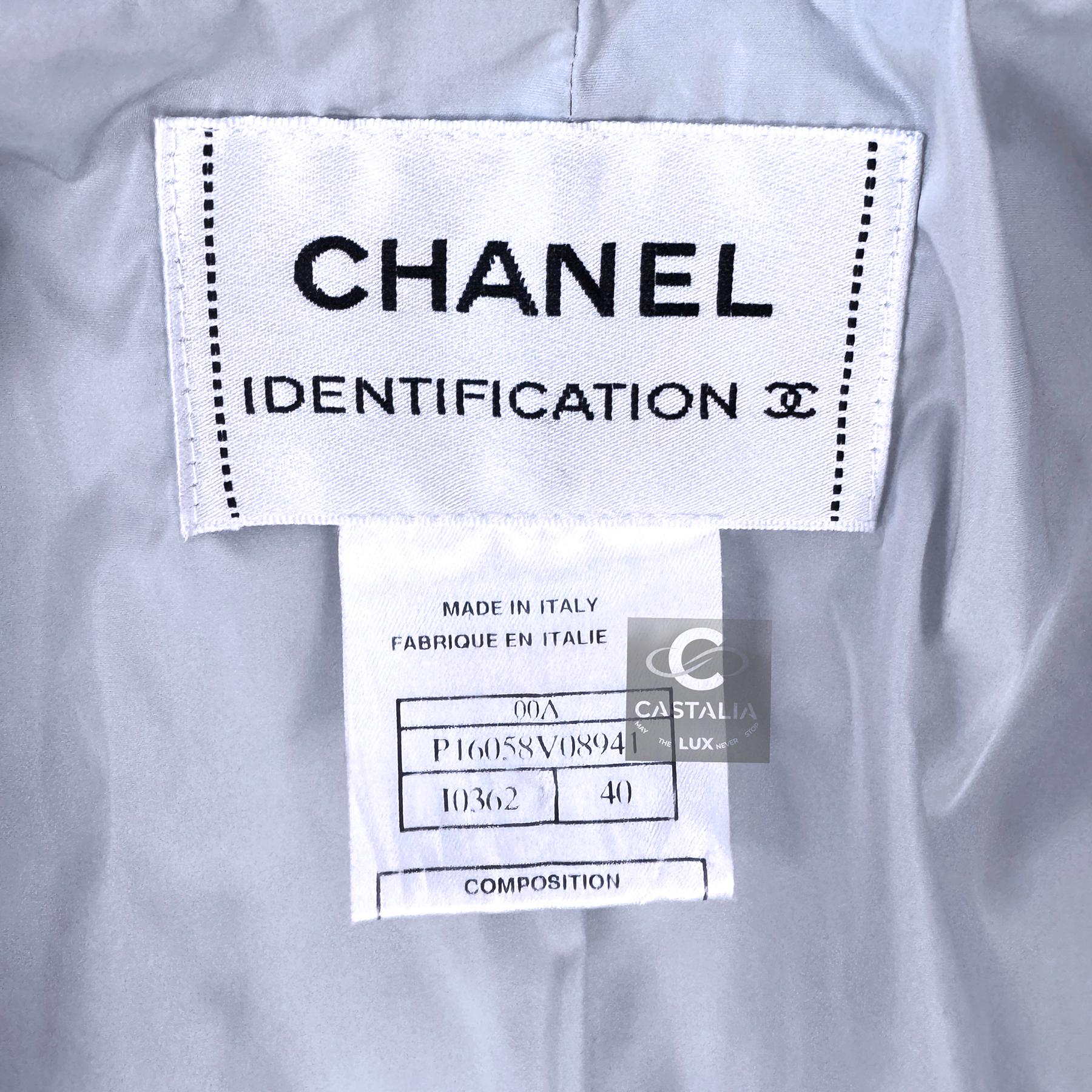 Chanel CC Logo 31 Rue Cambon Puffer Jacket 12