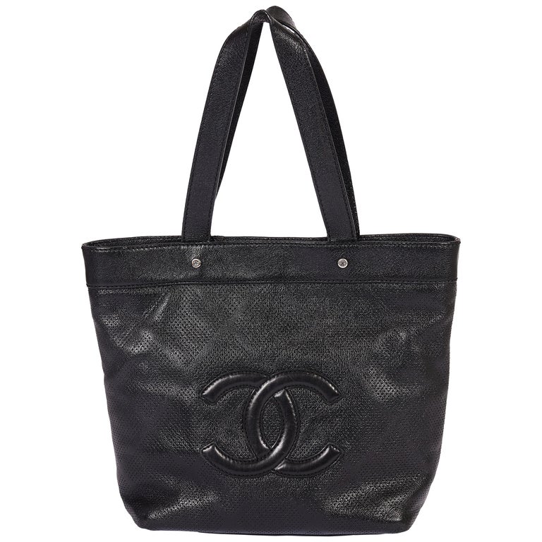 Chanel CC Logo Black Bag at 1stDibs | cc purse logo