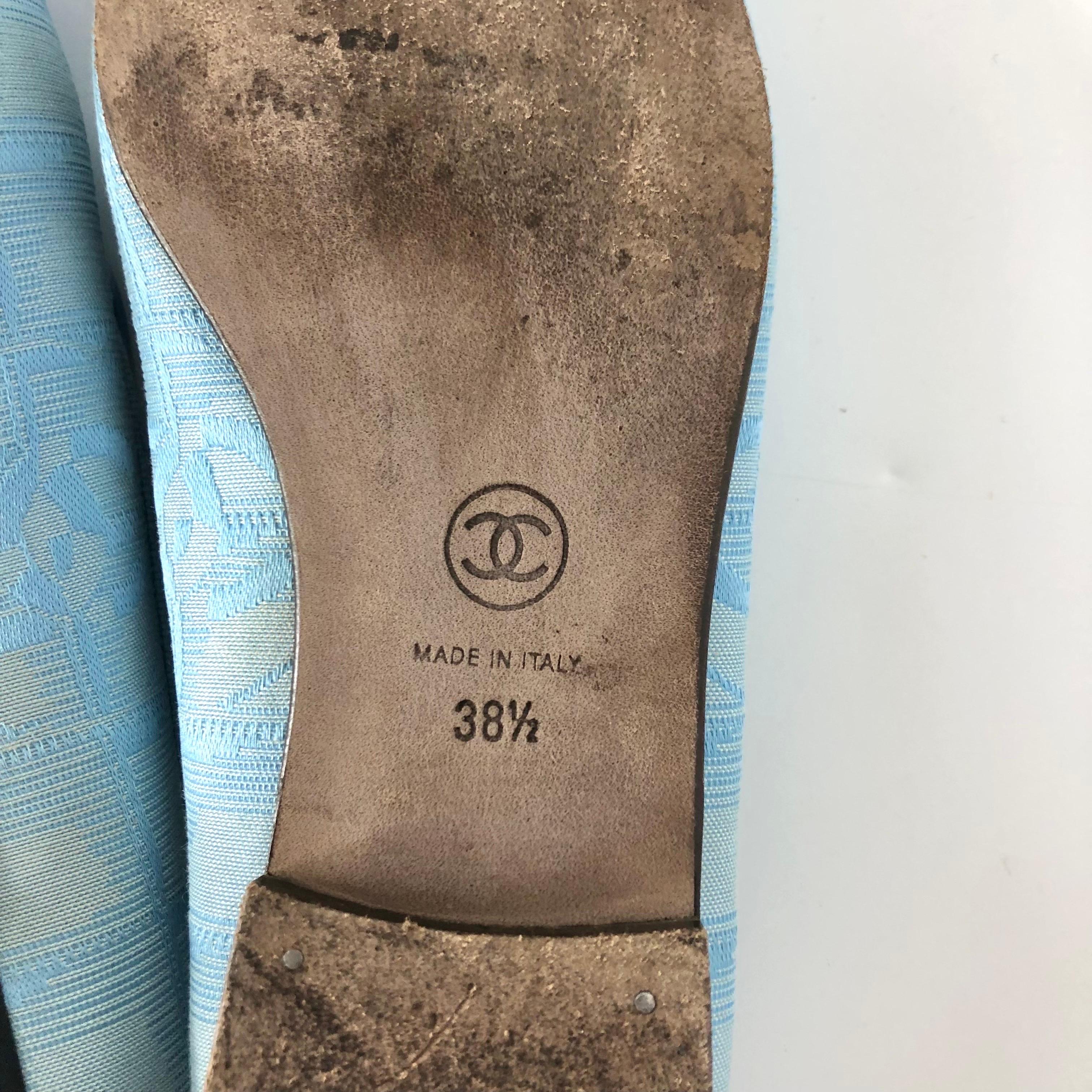 Donna Ballerine Chanel CC Logo CAP Toe 38.5 in vendita