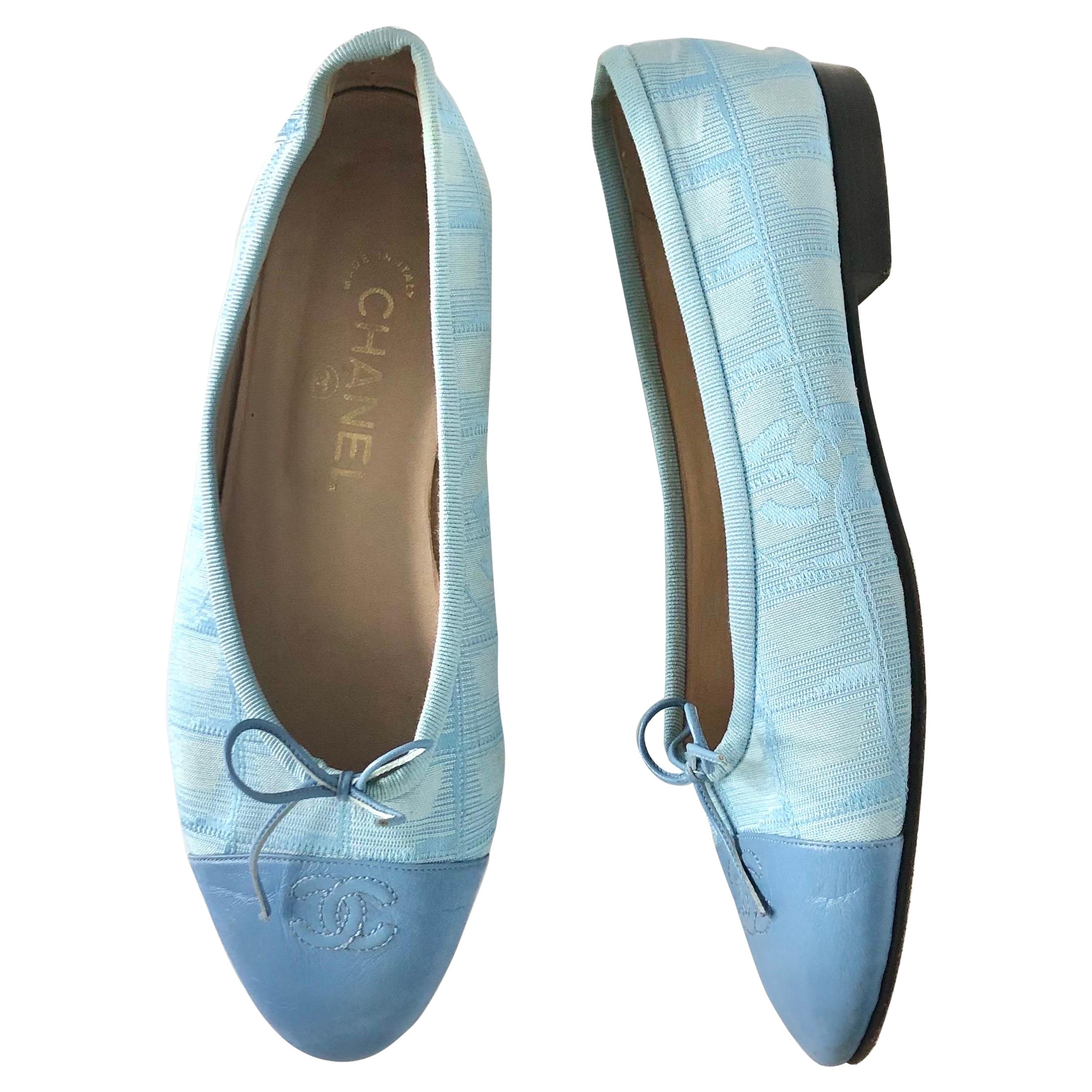 Ballerine Chanel CC Logo CAP Toe 38.5