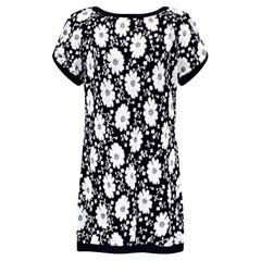 Chanel CC Logo Camelia Relaxed Dress