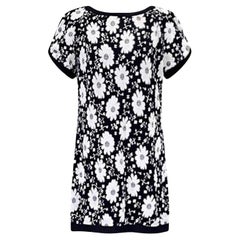 Chanel CC Logo Camelia Relaxed Dress