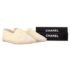 Chanel 'CC' Logo Canvas Espadrilles