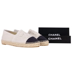 Chanel 'CC' Logo Canvas Espadrilles