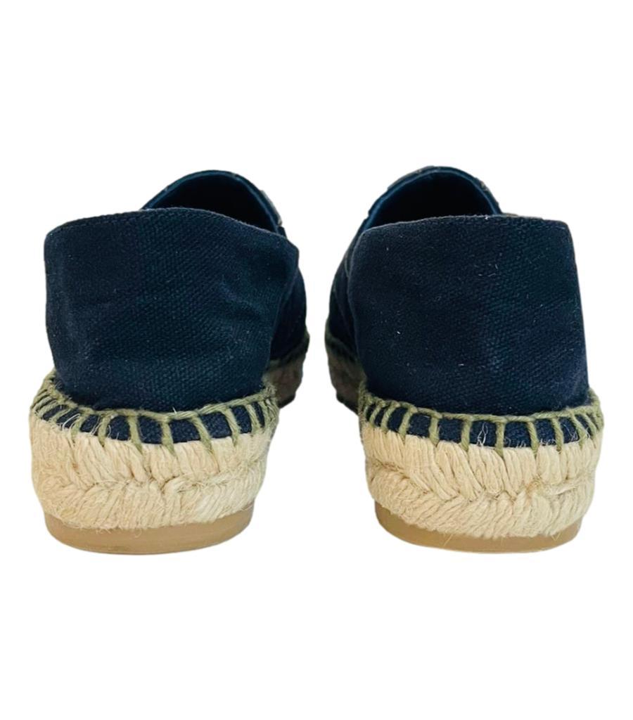 Women's Chanel 'CC' Logo Canvas Espadrilles