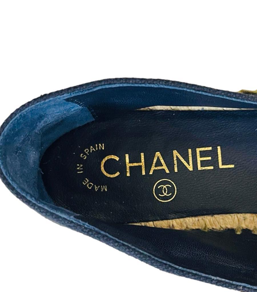 Chanel 'CC' Logo Canvas Espadrilles 2