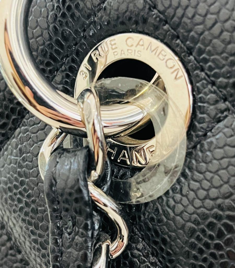 Chanel 'CC' Logo Kaviar Leder Grand Einkaufstasche im Angebot 2