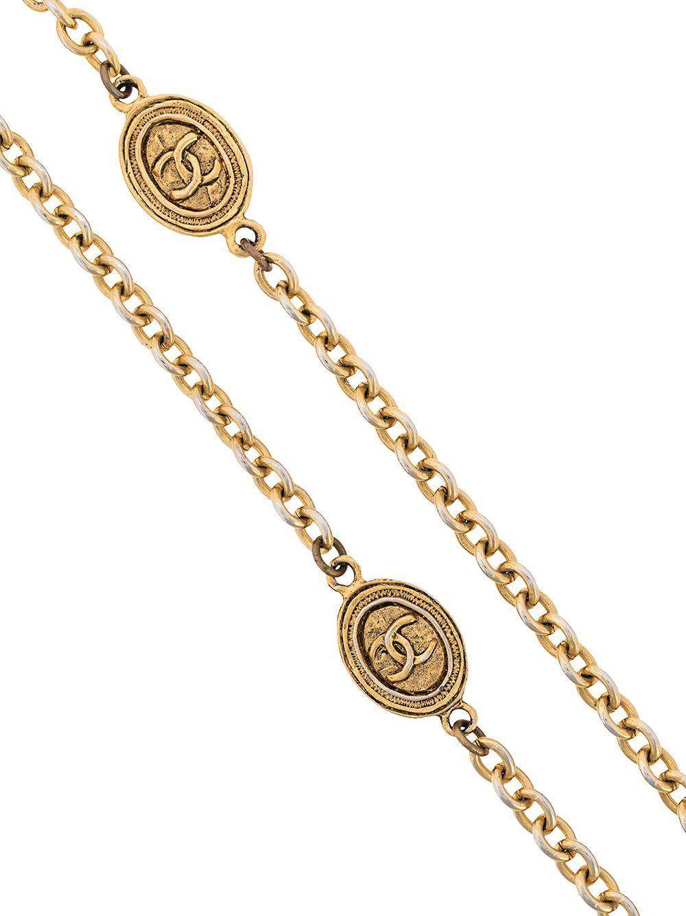 Whether you desire a pair of luminous and Baroque cultured necklace Chanel has the jewelry design that perfectly fits your personal style. Crafted in France from gold-toned metal hardware Chanel necklace add a little sophistication to your look as