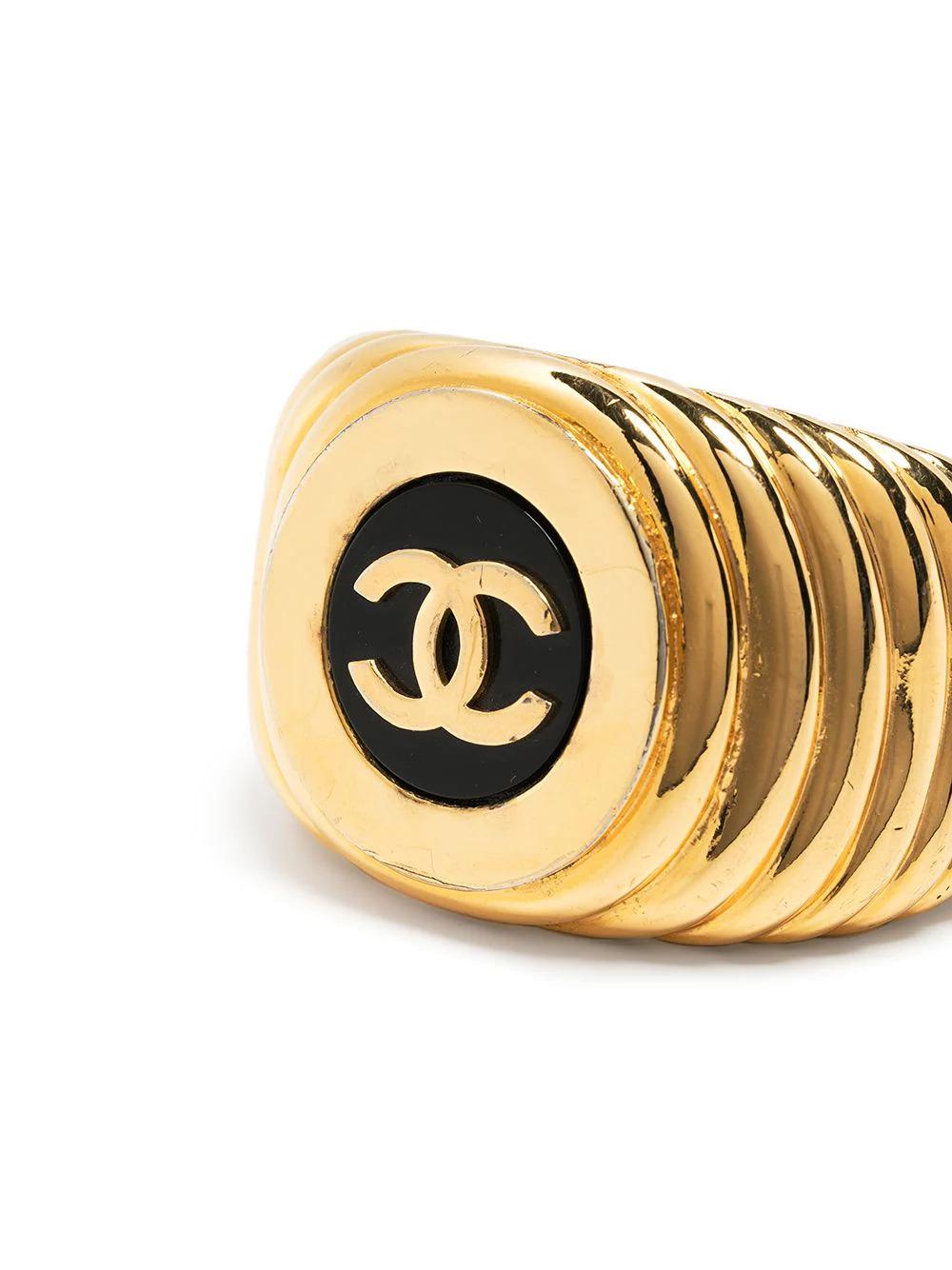 Chanel CC Logo Cuff  In Good Condition In London, GB