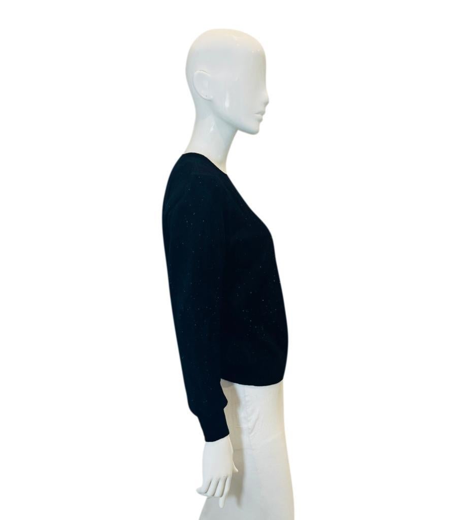 Black Chanel 'CC' Logo Jumper