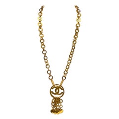 Chanel CC Logo Large Link Pendant Necklace, Spring 1996 Collection