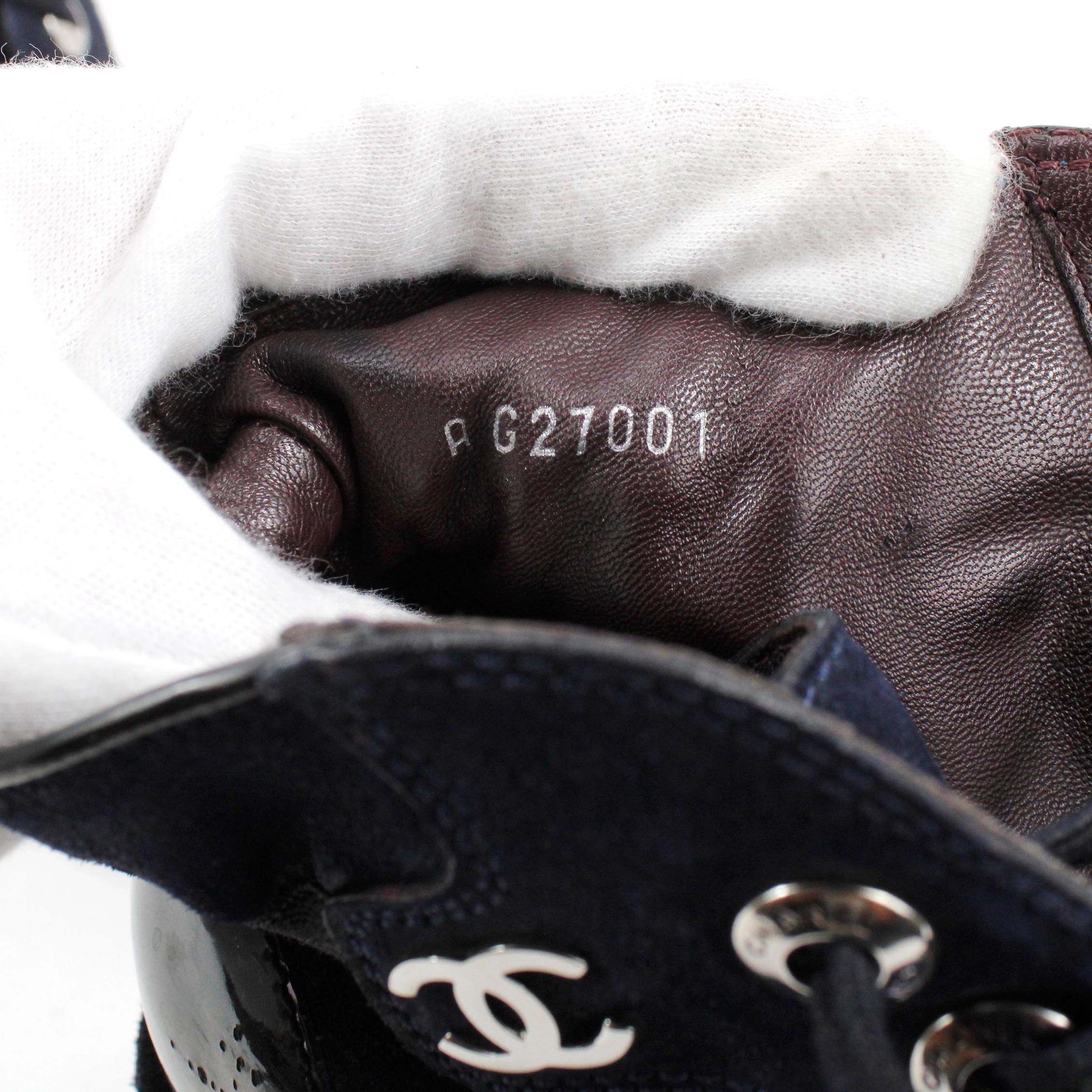 Chanel CC Logo Leather Boots  For Sale 2