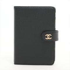 Chanel CC Logo Leder Notebook Hülle