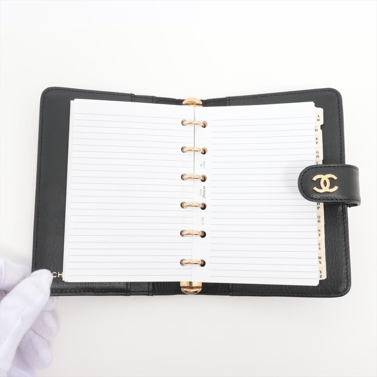 Chanel CC Logo Leather Notebook Cover 3