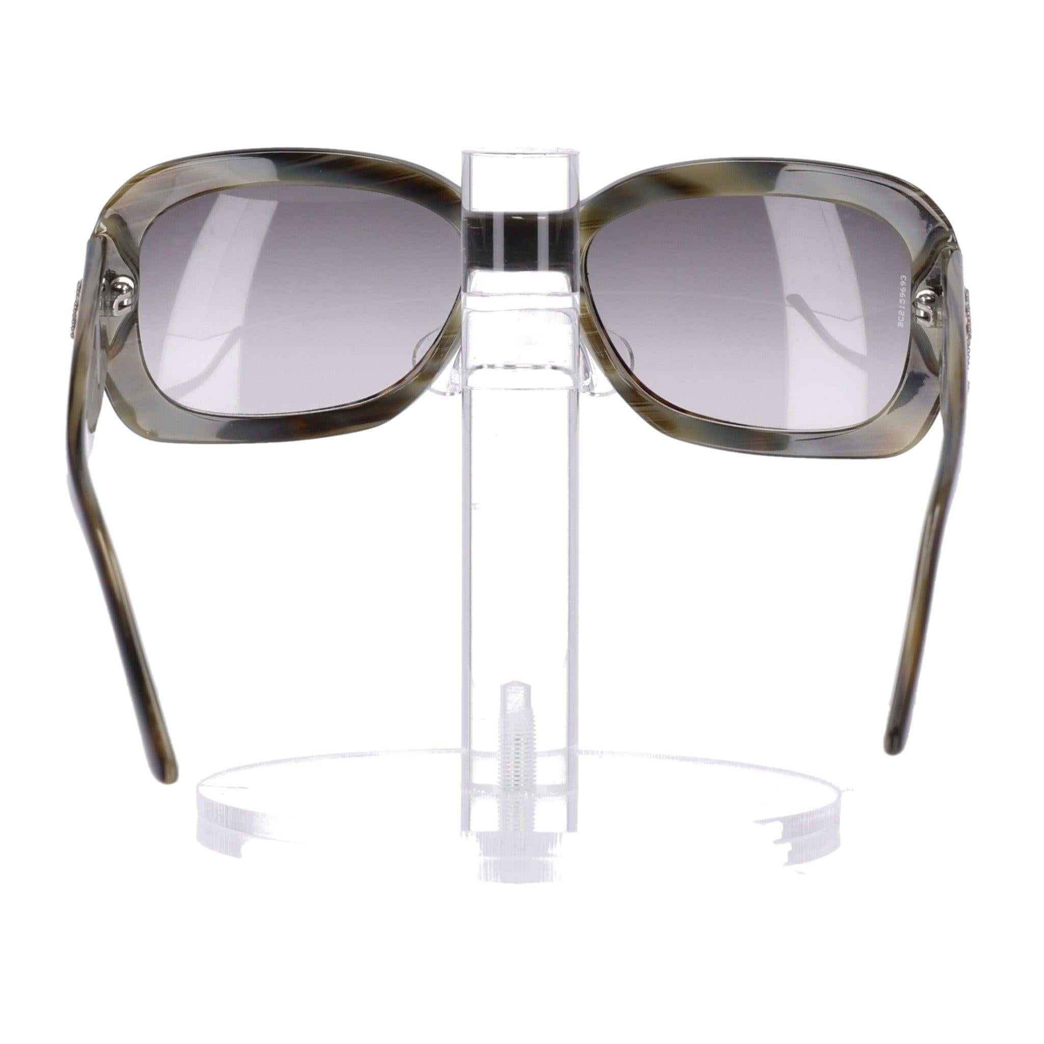 Women's Chanel   'CC'  Logo Marble Effect Sunglasses For Sale