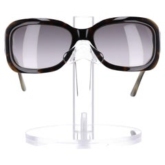 Chanel   CC".  Logo-Sonnenbrille mit Marmoreffekt