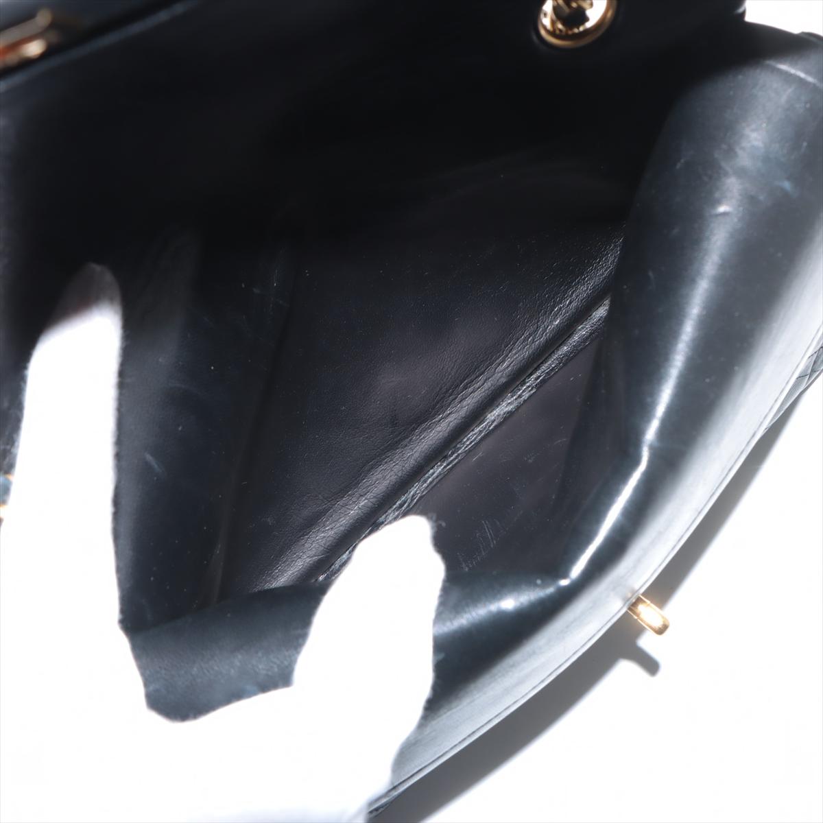 Chanel CC Logo Matelasse Lammleder Tasche mit doppelter Klappe und doppelter Kette Schwarz *VORBESTELLUNG* im Angebot 10