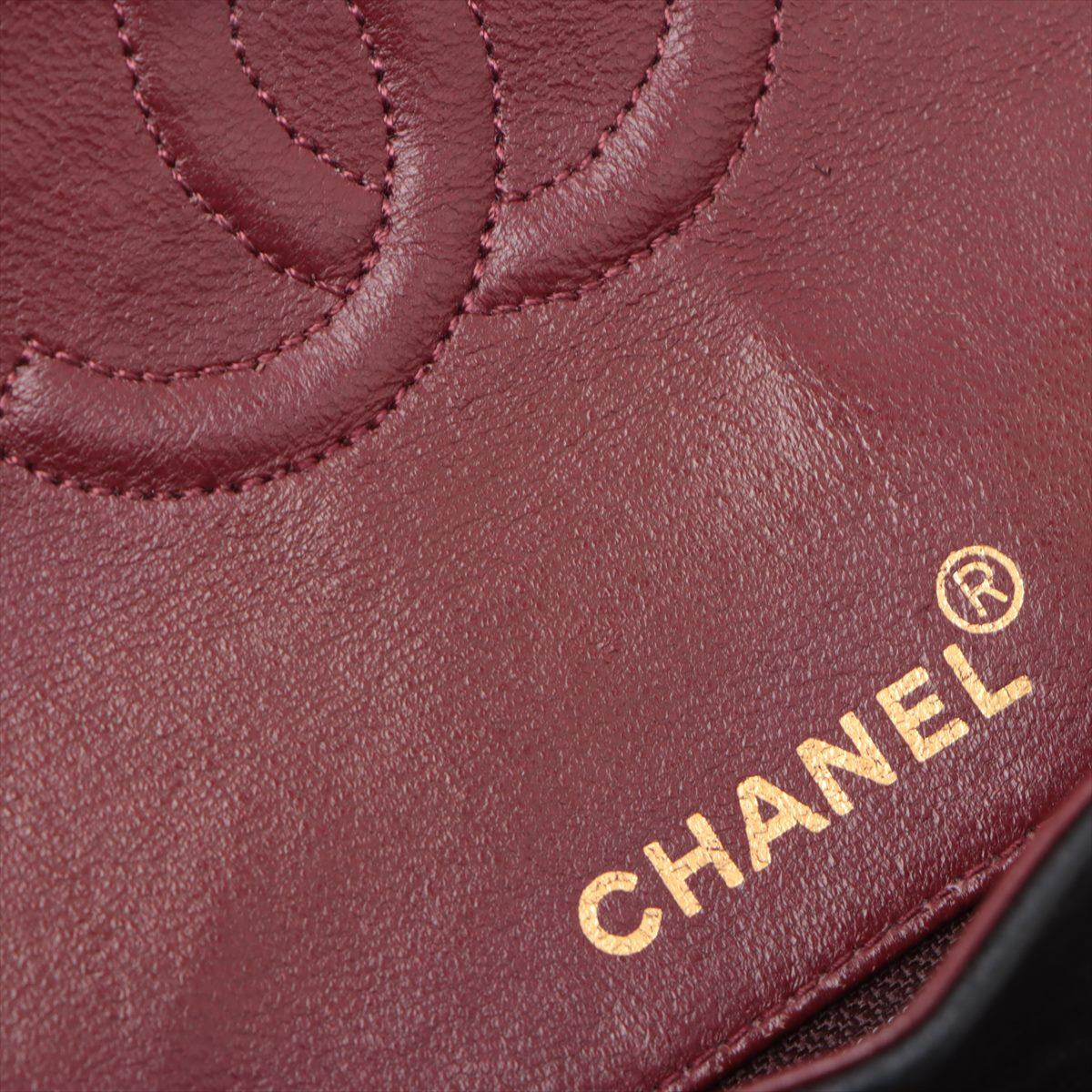 Chanel CC Logo Matelasse Lammleder Tasche mit doppelter Klappe und doppelter Kette Schwarz *VORBESTELLUNG* im Angebot 14