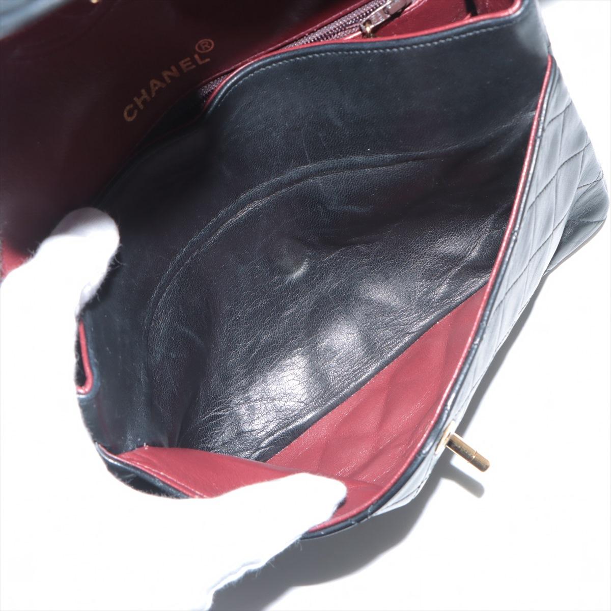 Chanel CC Logo Matelasse Lammleder Tasche mit doppelter Klappe und doppelter Kette Schwarz *VORBESTELLUNG* im Angebot 5