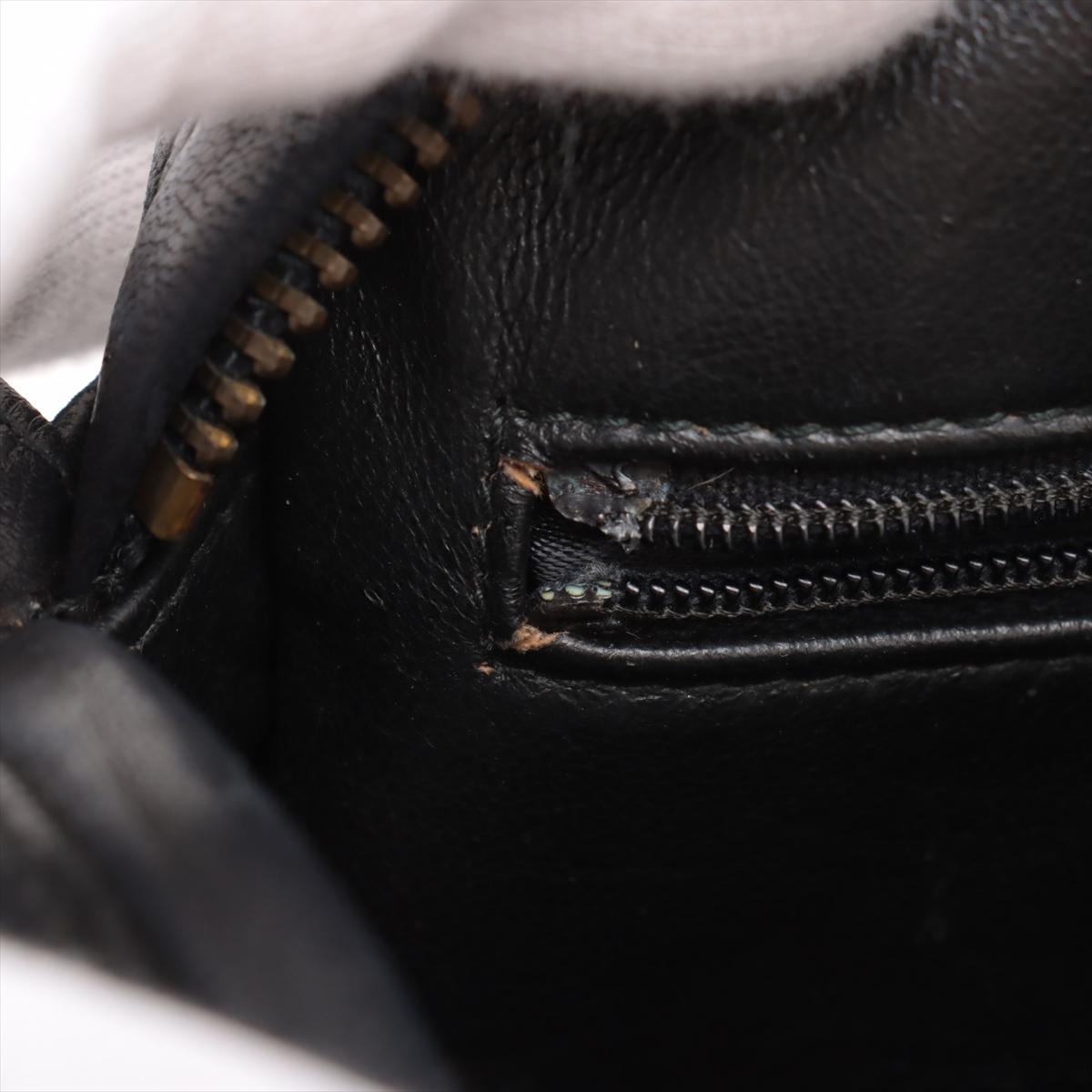 Chanel CC Logo Matelasse Lambskin Tassel Camera Bag Black For Sale 6