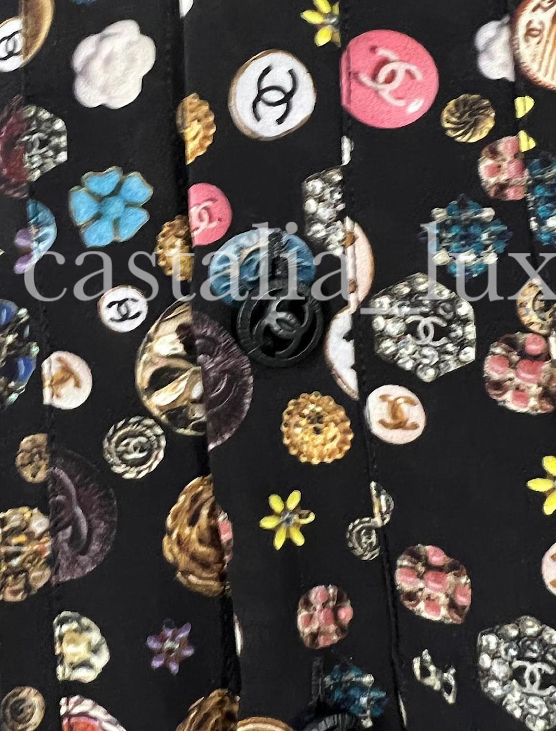 Chanel CC Logo Maxi Silk Dress For Sale 2