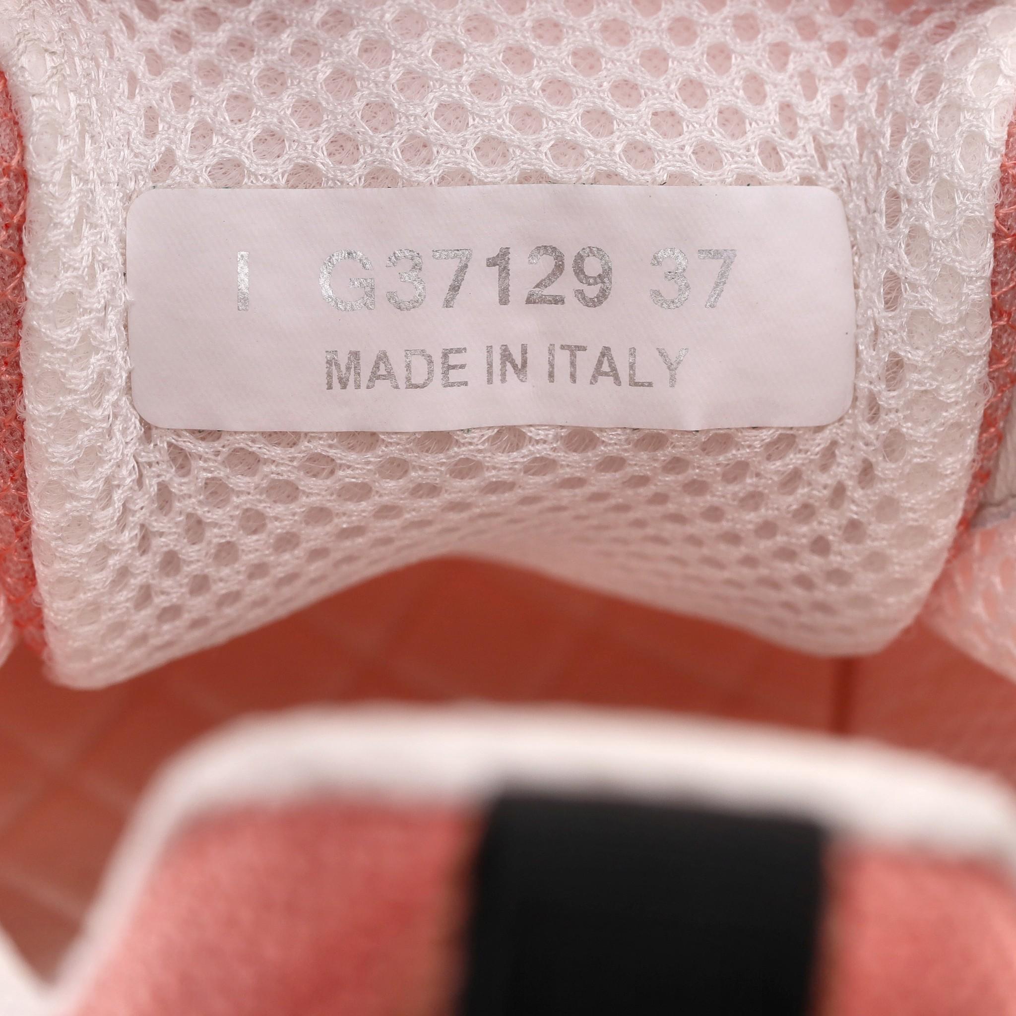 Chanel 'CC' Logo Mesh Embroidered Sneakers For Sale 5