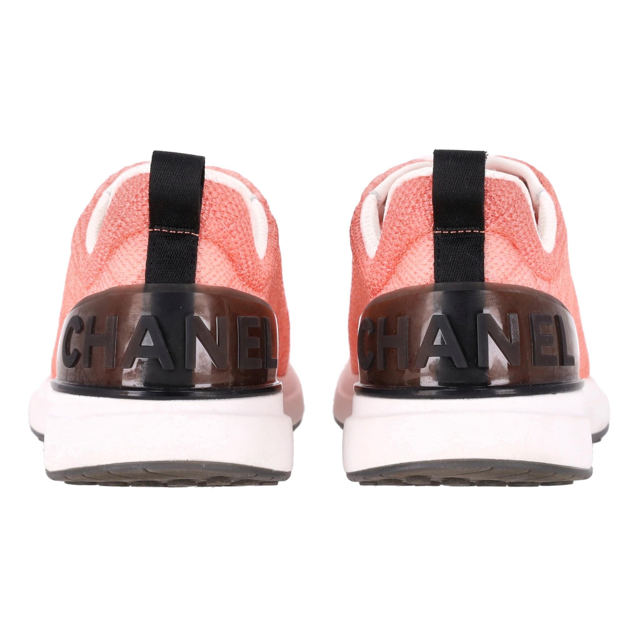 Women's Chanel 'CC' Logo Mesh Embroidered Sneakers For Sale