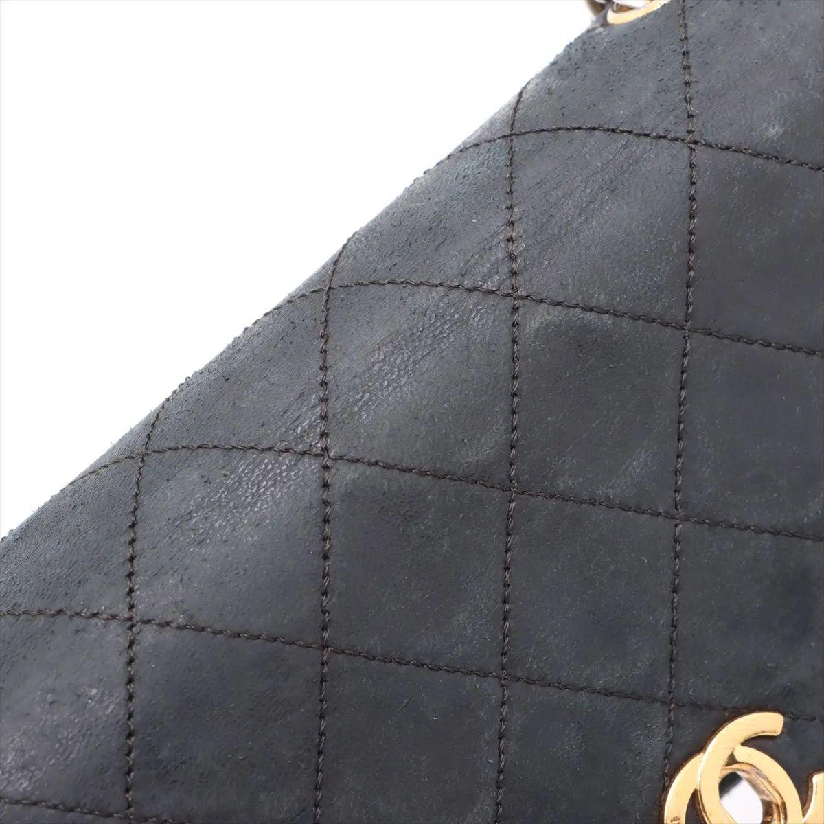 Chanel CC Logo Mini Matelasse 19 Lambskin Single Flap Single Chain Bag Black For Sale 11