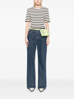 Chanel CC Logo Neon Lime Green Fantasy Tweed Waist Fanny Belt Bag