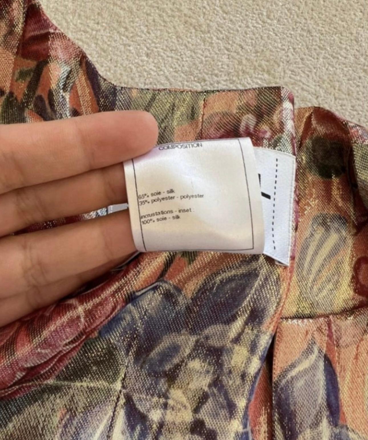 Chanel CC Logo Paris / Dubaï Veste en brocart 4