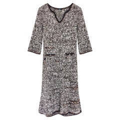 Chanel CC Logo Patch Woven Relaxed Dress