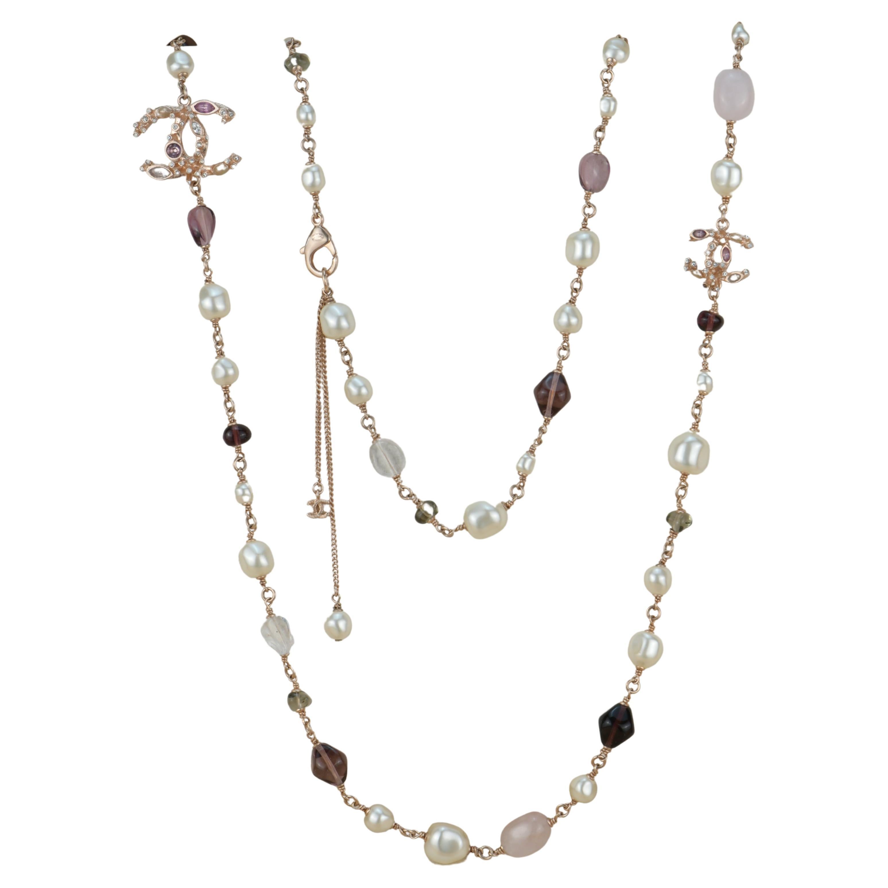 chanel necklaces jewelry cc logo