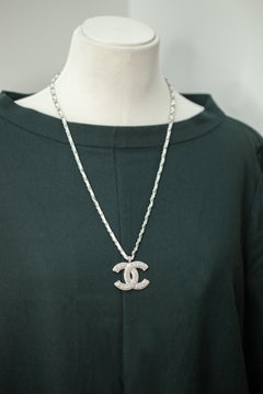 Chanel CC Logo Pendant Necklace