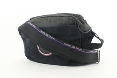 Chanel CC Logo Perforated Sports Messenger Bag 619cas616