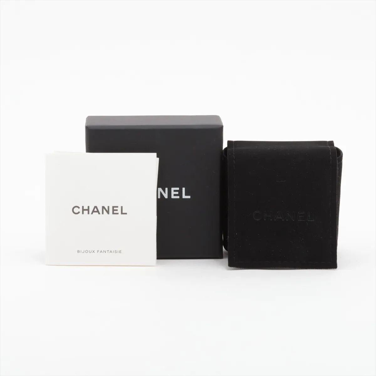 Chanel CC Logo Pendiente con gota de strass en venta 3
