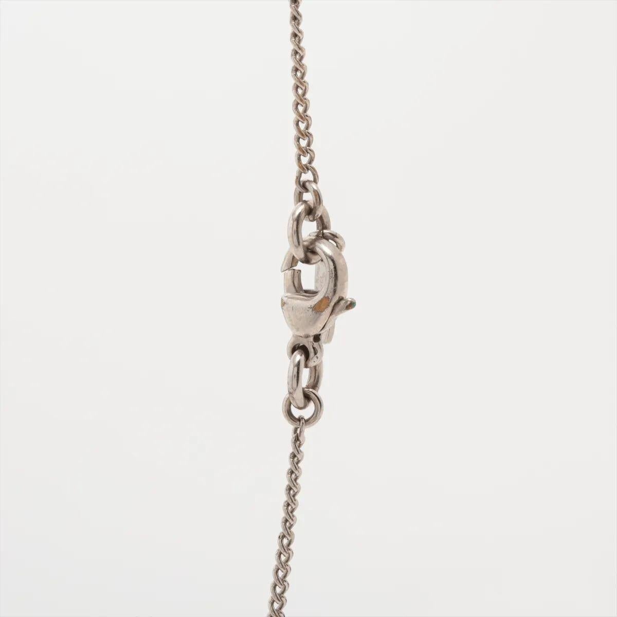 Chanel Collier pendentif avec logo CC et strass Pour femmes en vente