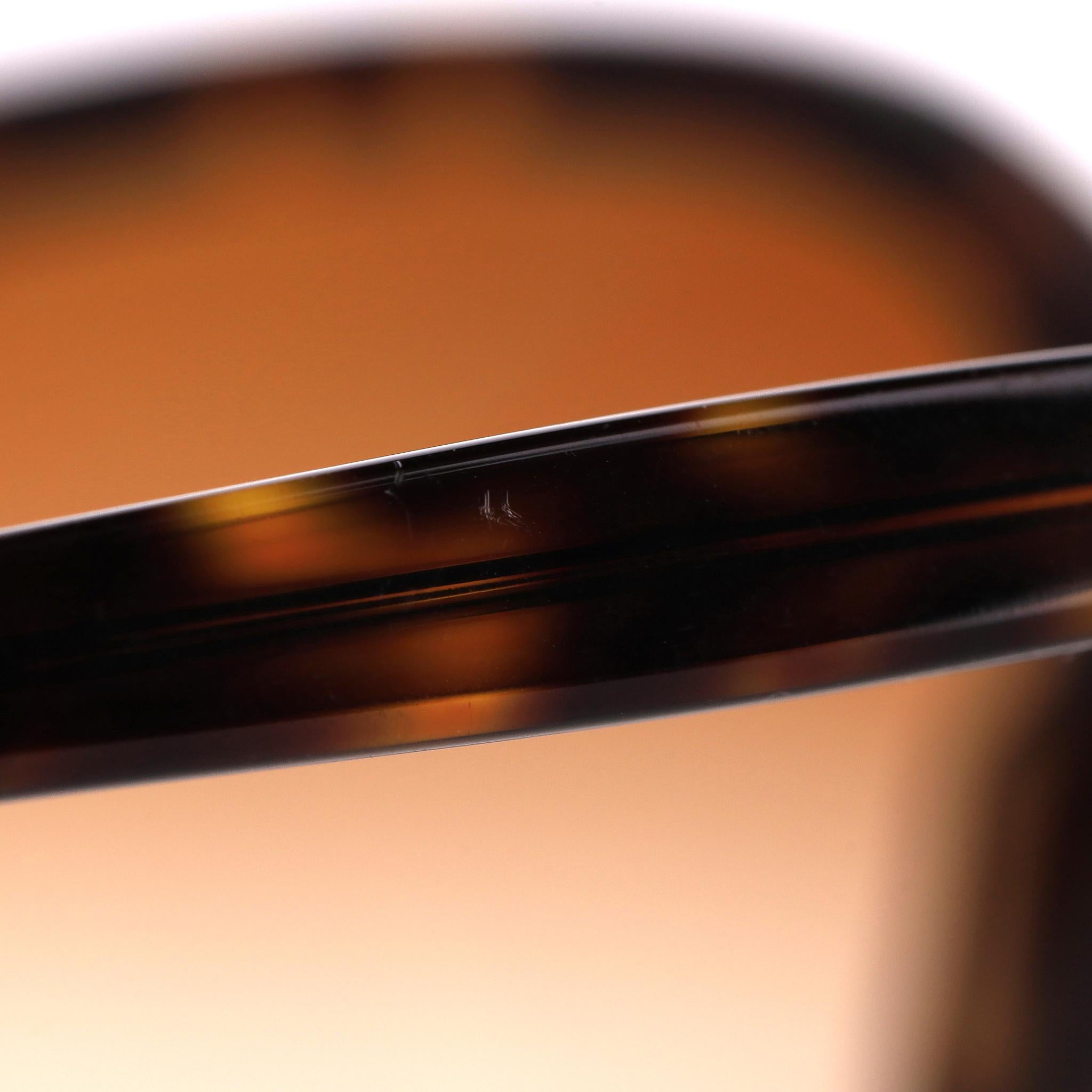 Gafas de sol Chanel 'CC' Logo Ribbon Detail Tortoise en venta 6