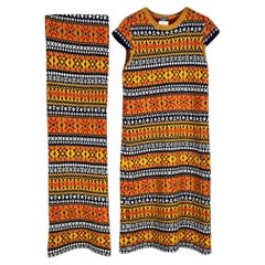 Maxi abito in cashmere e scialle gigante Chanel CC Logo Runway 38 FR