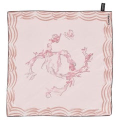 Chanel 'CC' Logo Silk Scarf