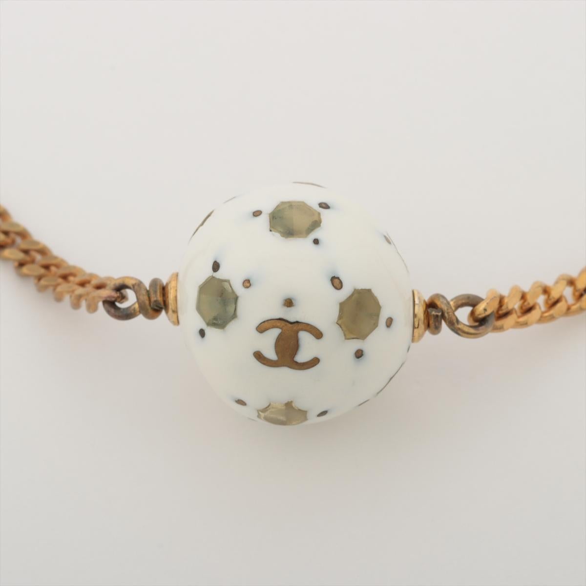 Women's Chanel CC Logo Soccer Ball Charm Bracelet For Sale
