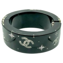 Chanel CC Logo & Stars Resin Cuff 2007