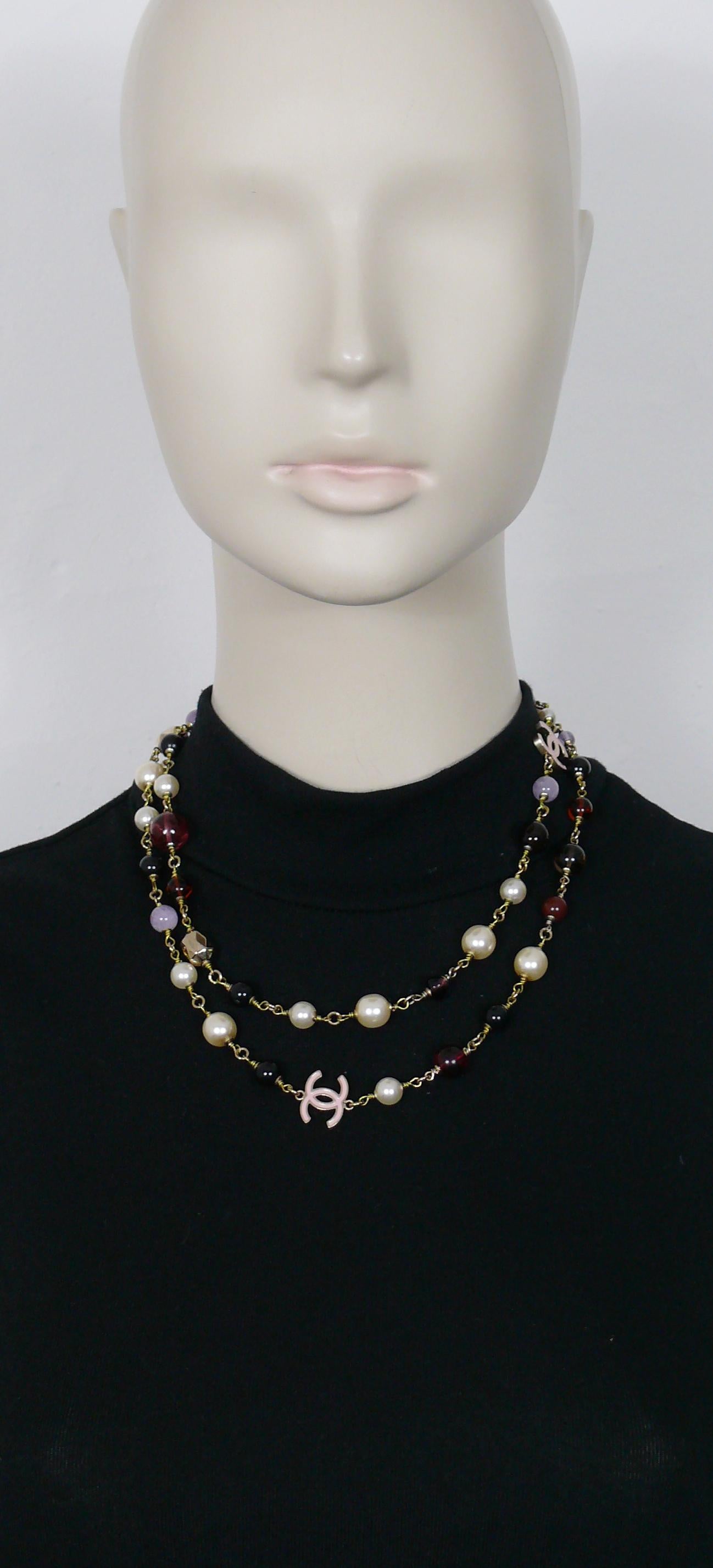 chanel necklace beads