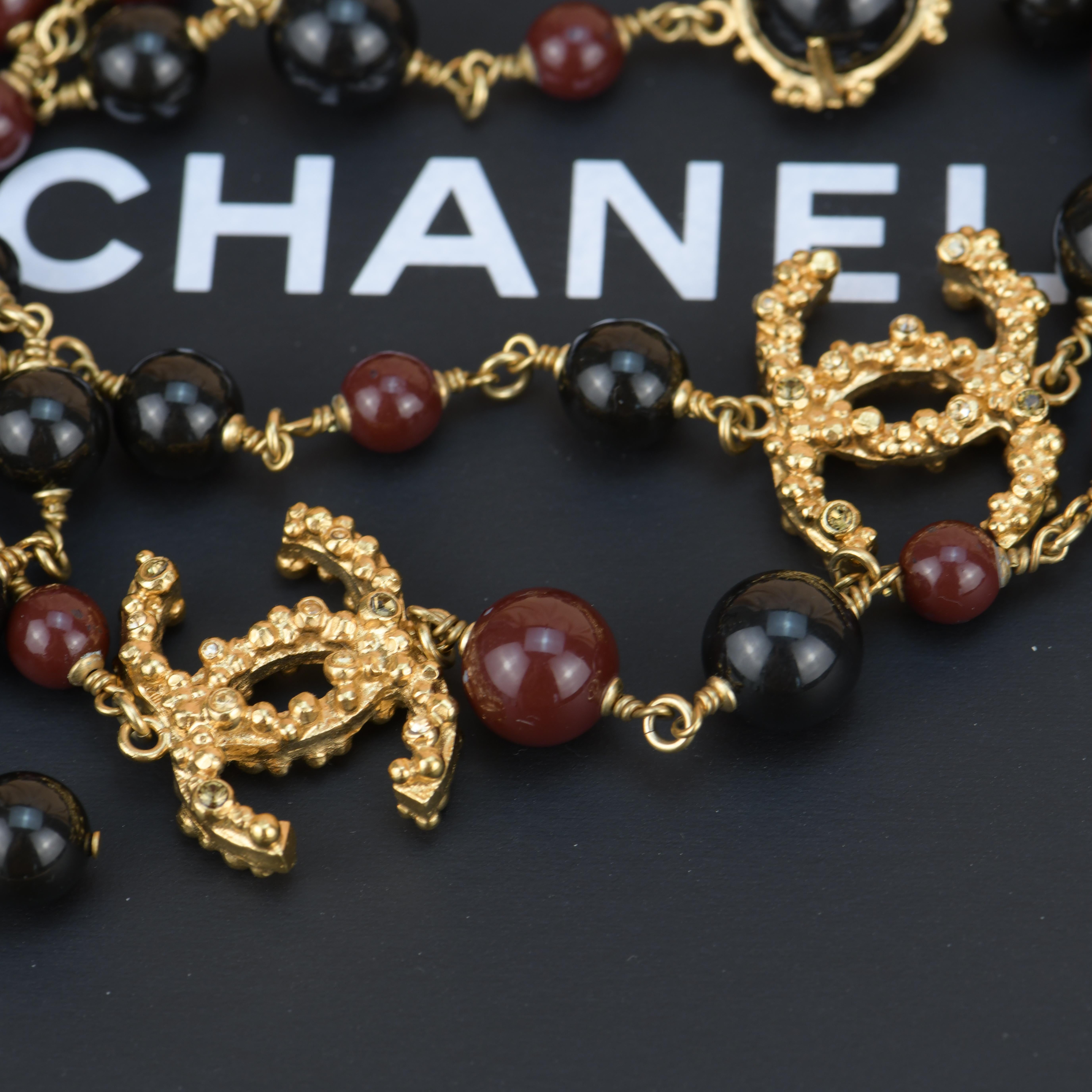 burgundy pearl necklace