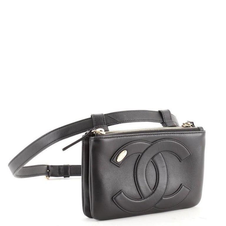 Chanel CC Mania Lambskin Belt Bag / Pouch / Waist bag