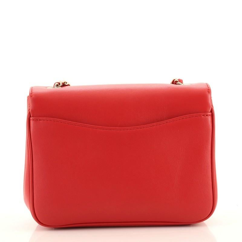 Chanel CC Mania Flap Bag Lammleder Klein im Zustand „Gut“ in NY, NY