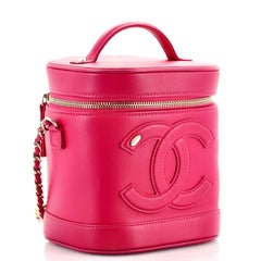 Chanel CC Mania Waschtischtasche aus Lammfell