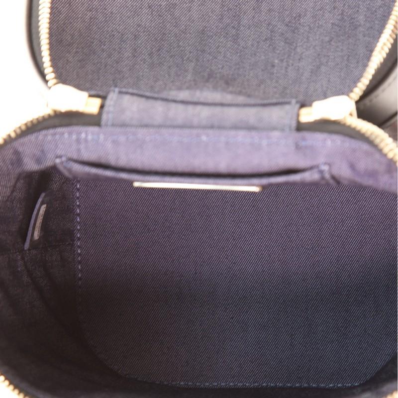Black Chanel CC Mania Vanity Case Lambskin