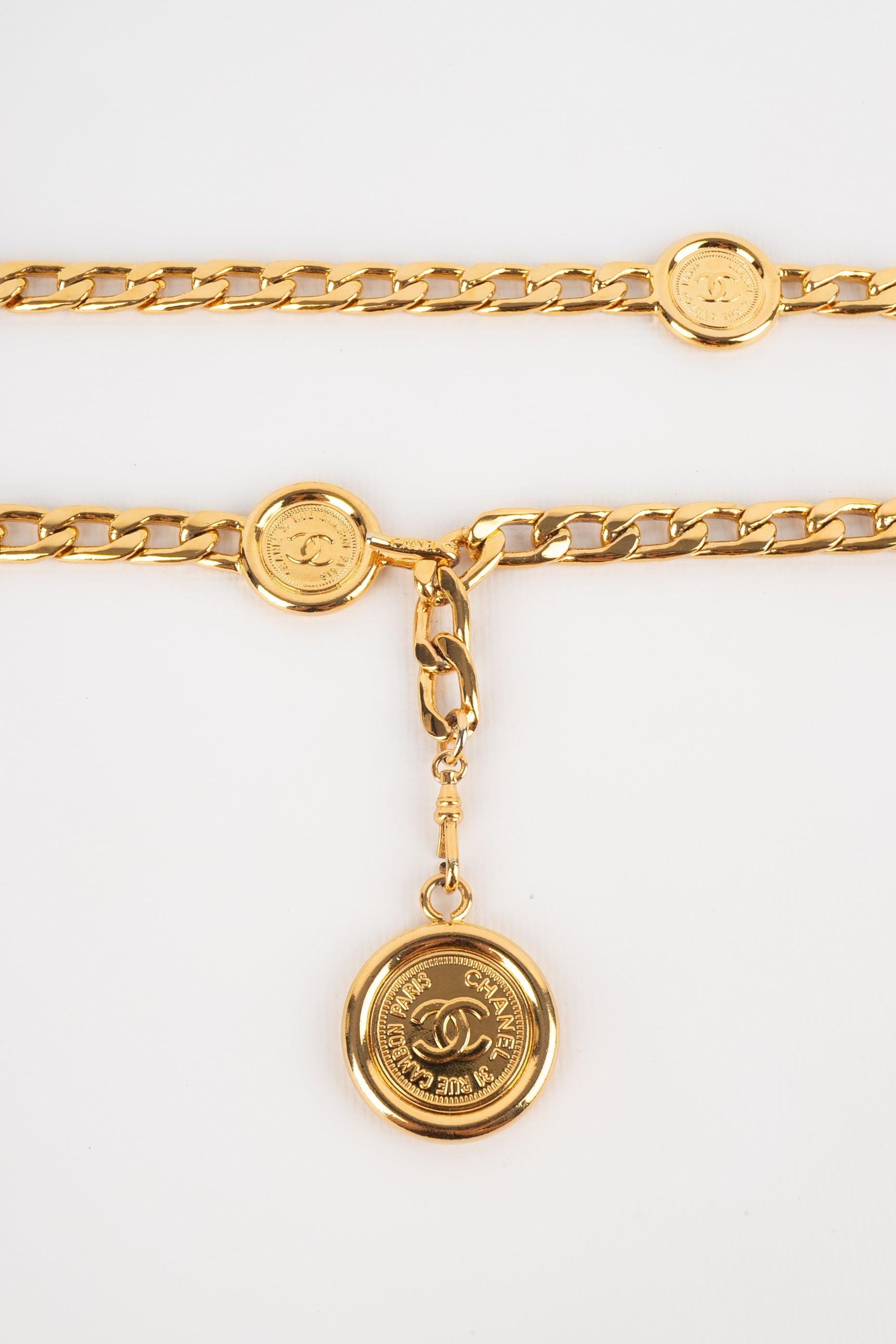 De las mujeres Cinturón Chanel CC Medallones, años 80