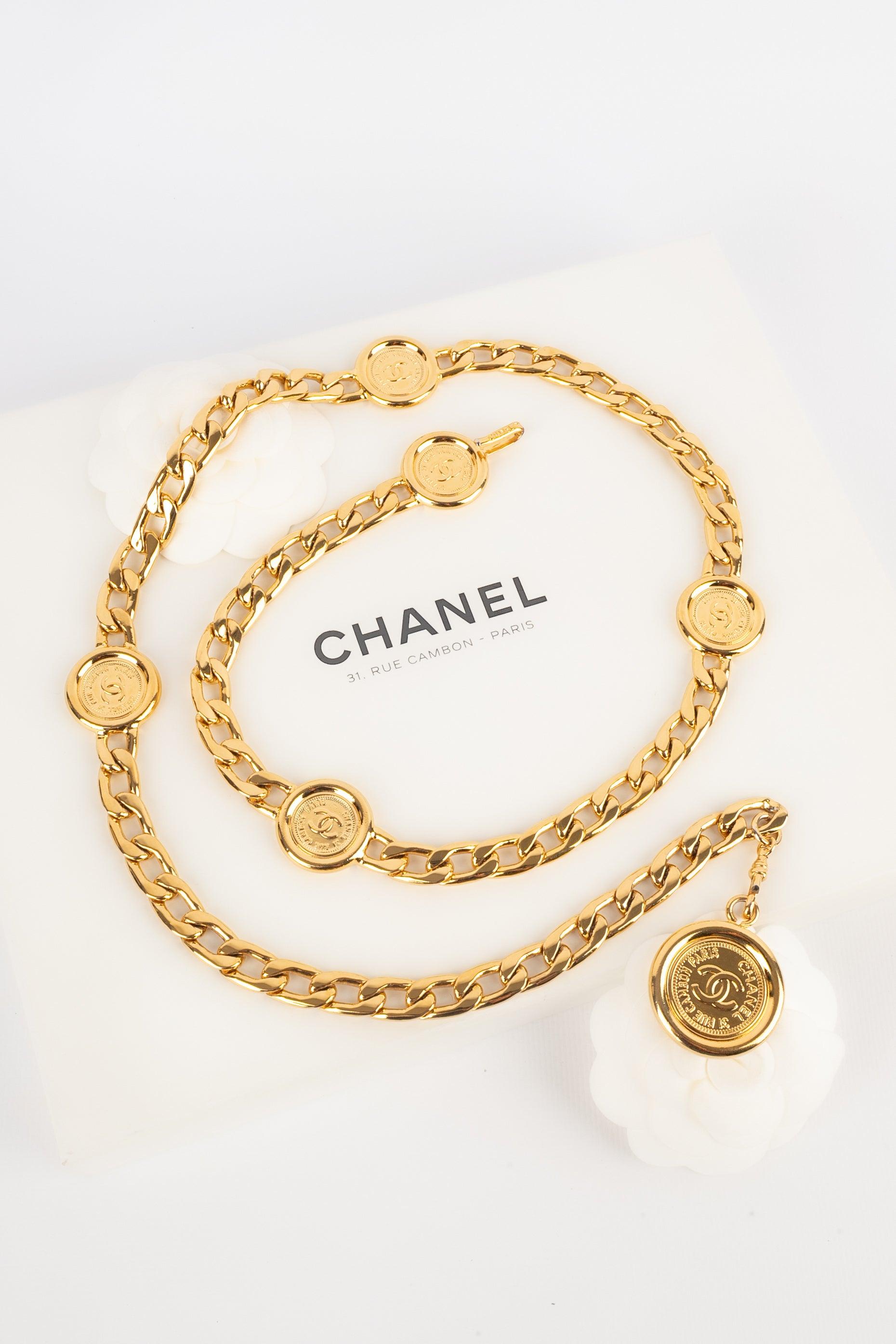 Cinturón Chanel CC Medallones, años 80 5